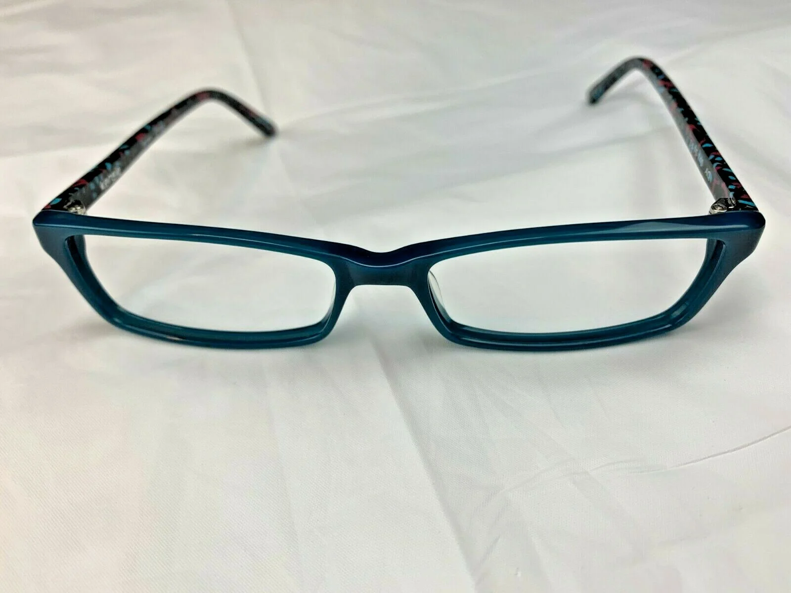 KENSIE VIBRANT FULL RIM PLASTIC EYEGLASS FRAMES 51[]15-135 Aqua NEW 2