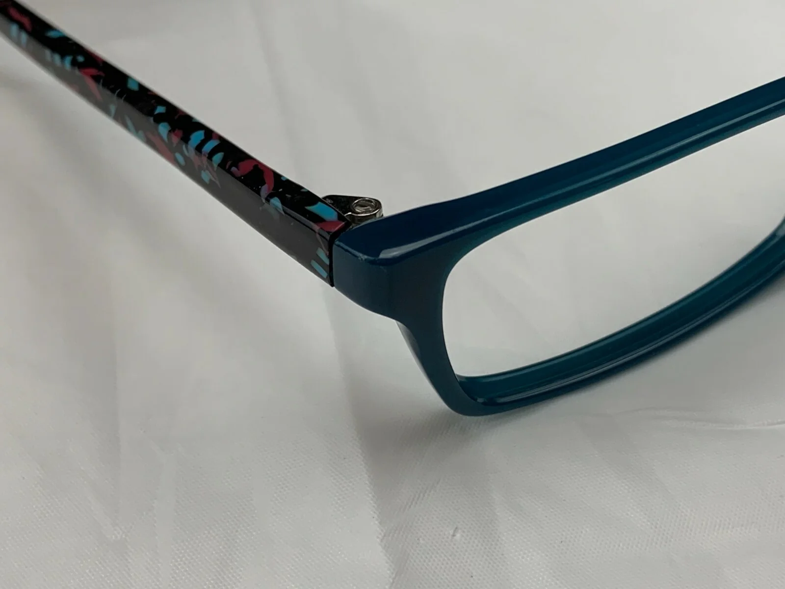 KENSIE VIBRANT FULL RIM PLASTIC EYEGLASS FRAMES 51[]15-135 Aqua NEW 4