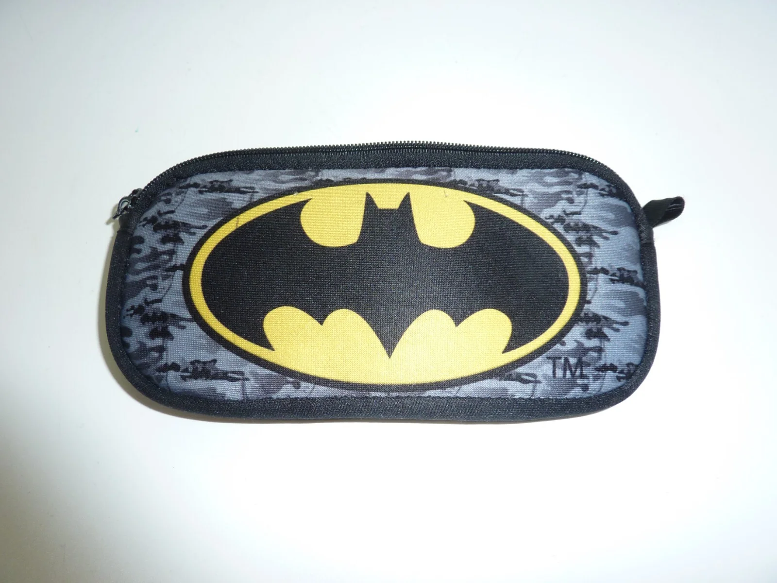 Kids Batman Eyeglass Sunglass Soft Case With Zipper And Clip Holder