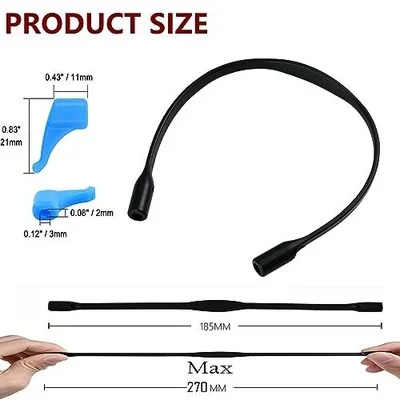 Kids Eyeglasses Straps - Sport Eyeglass Strap Holder, Eyewear Retainer, Silic... 4
