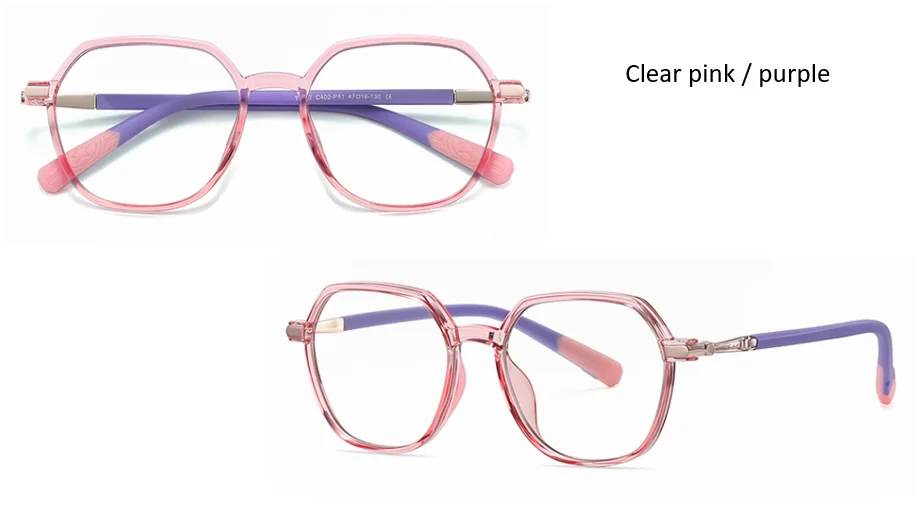 Kids Glasses Anti-blue Light Square Optical Frame Children Boy Girls Transparent Blocking Anti Reflective UV Computer Eyeglasses 3