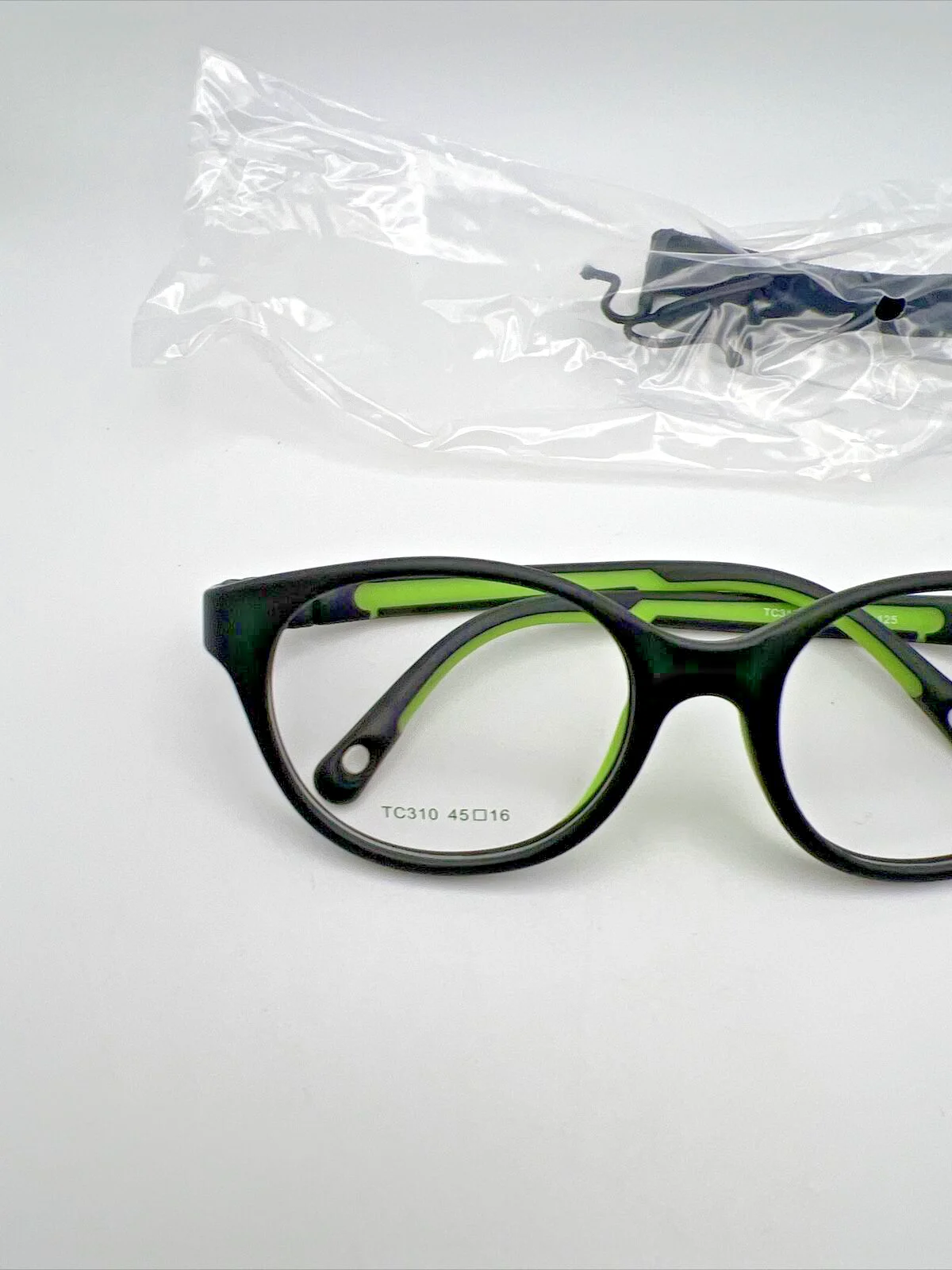 Kids Glasses Black/Green C31 Frame for Baby/Toddler Unbreakable 45-16-125 TR310 2