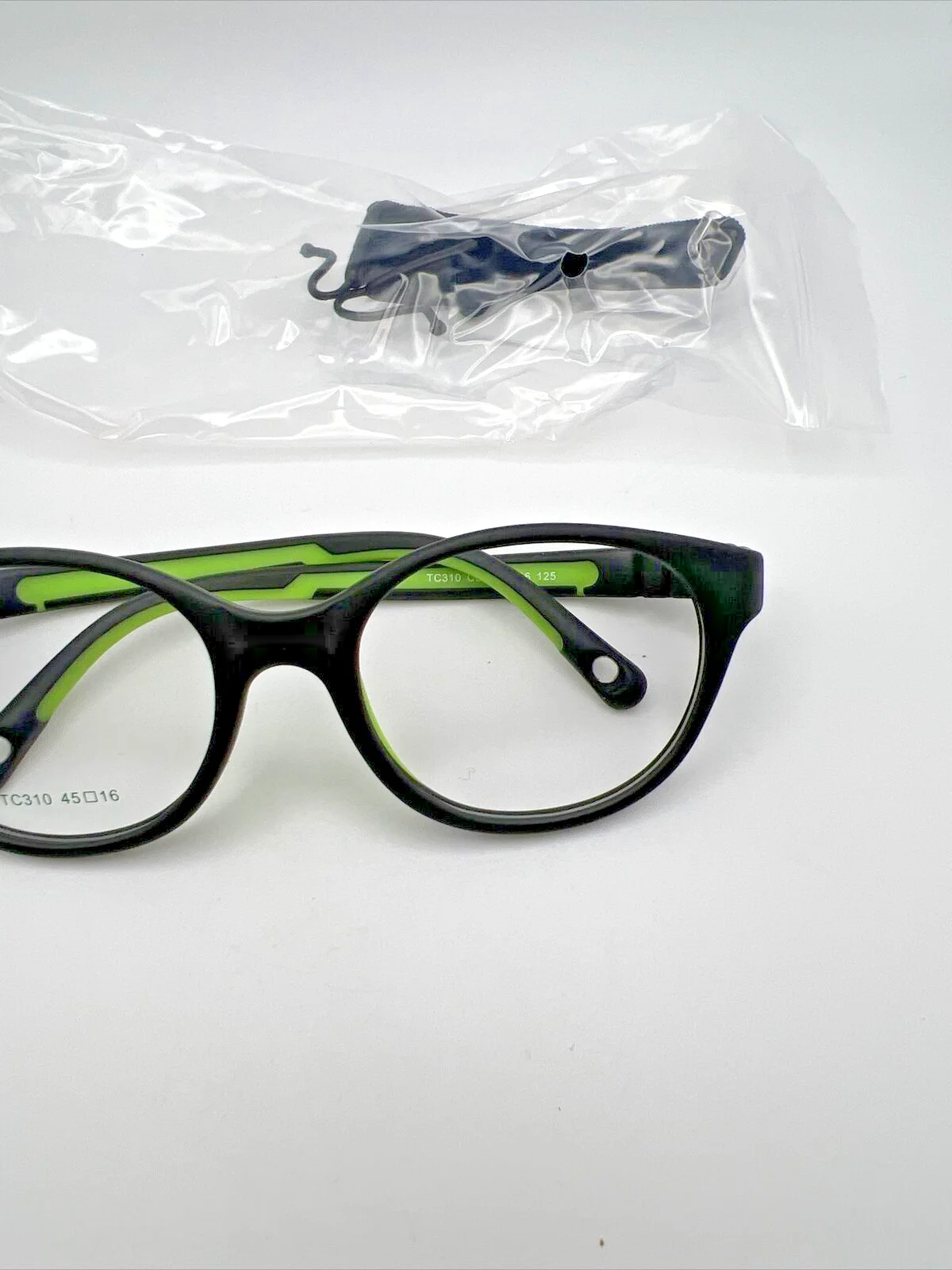 Kids Glasses Black/Green C31 Frame for Baby/Toddler Unbreakable 45-16-125 TR310 3