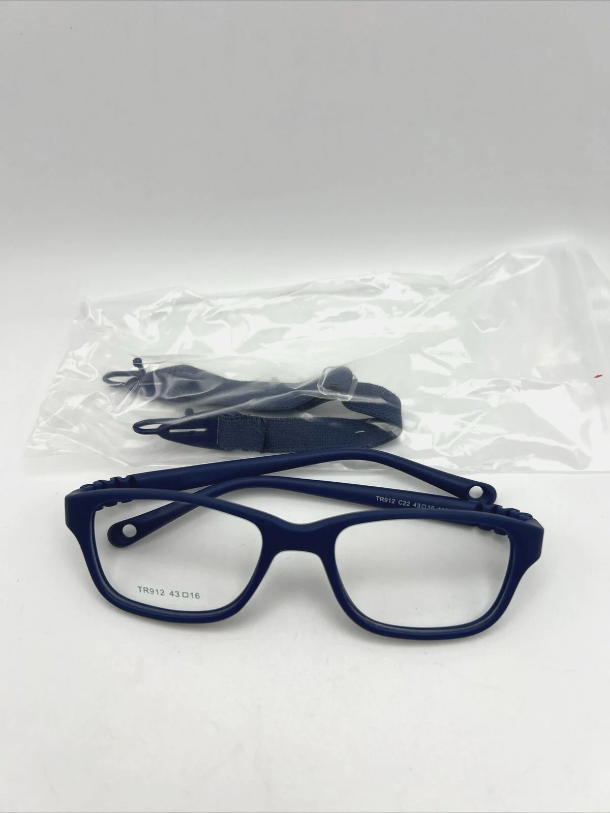 Kids Glasses Blue C22 Frame Strap for Baby/Toddler Unbreakable 43-16-115 TR912