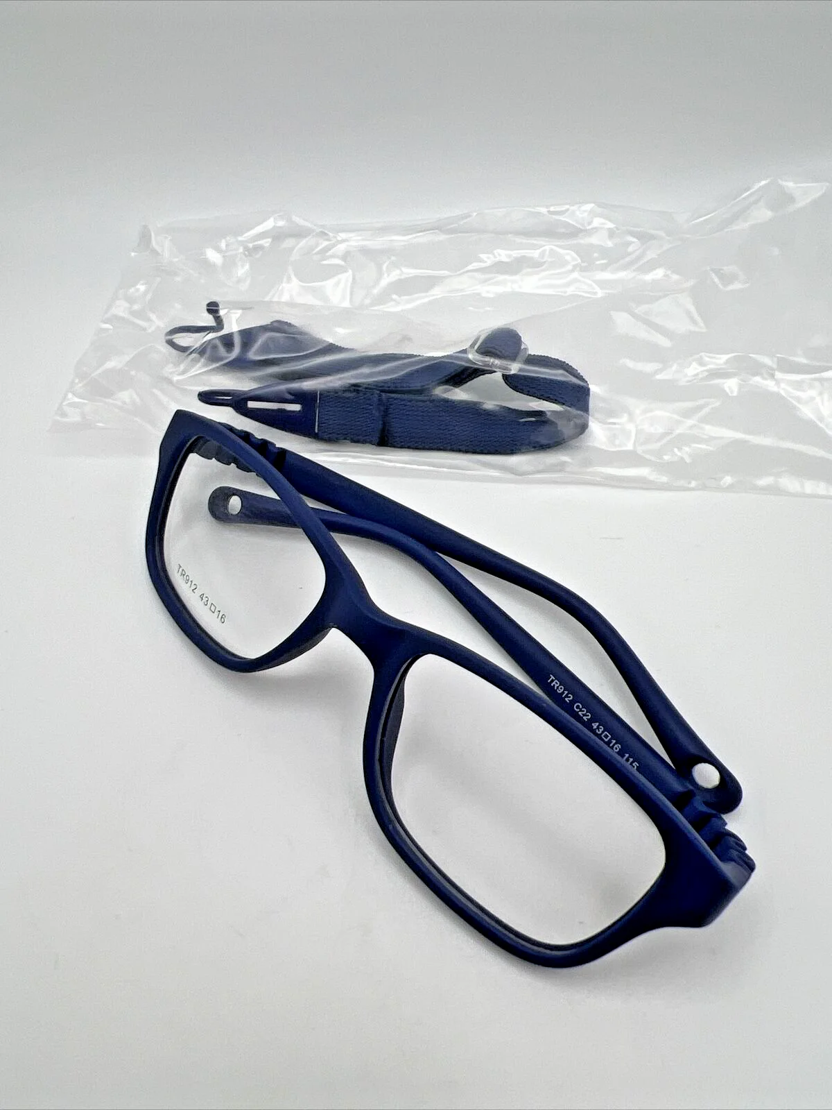 Kids Glasses Blue C22 Frame Strap for Baby/Toddler Unbreakable 43-16-115 TR912 4
