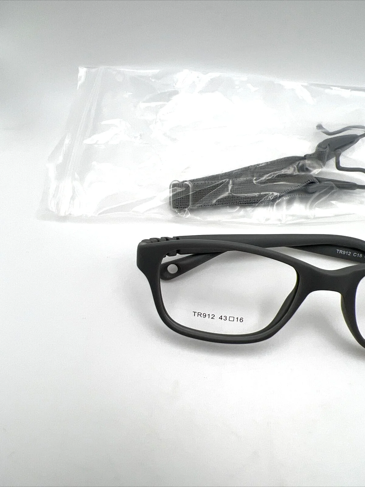 Kids Glasses Gray C18 Frame Strap for Baby/Toddler Unbreakable 43-16-115 TR912 2