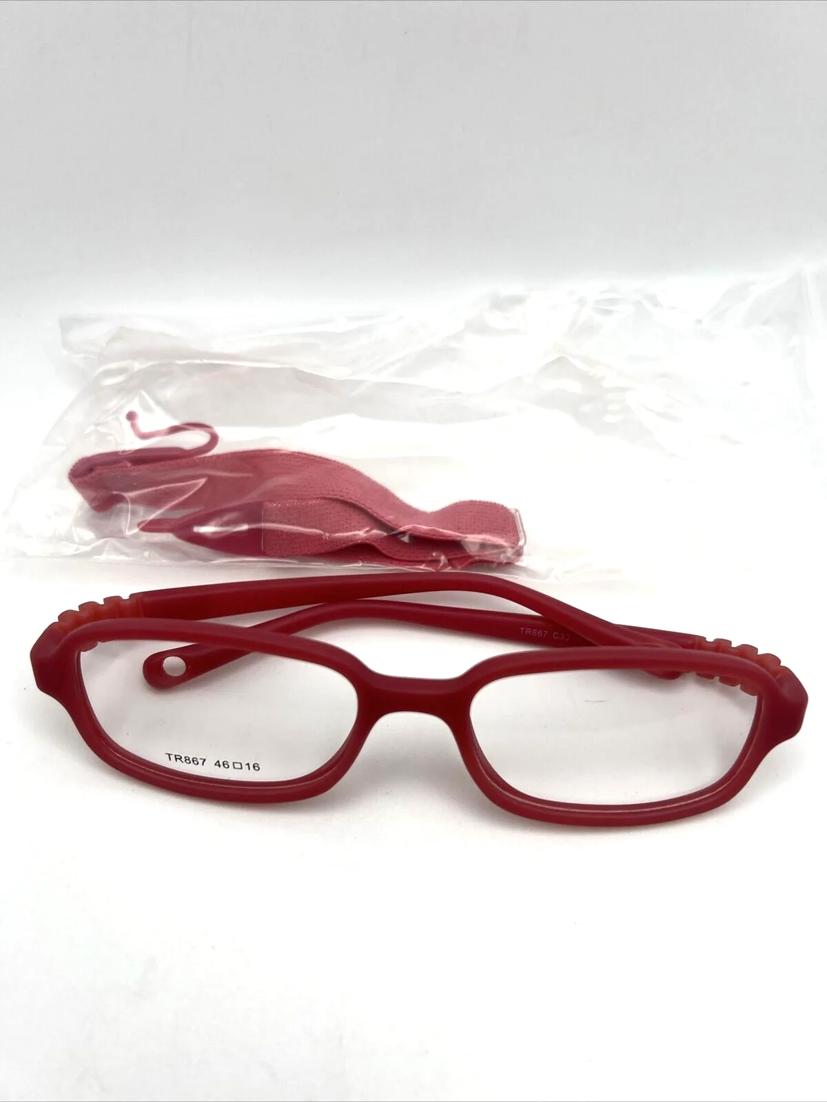 Kids Glasses Pink C33 Frame Strap for Baby/Toddler Unbreakable 46-16-115 TR867