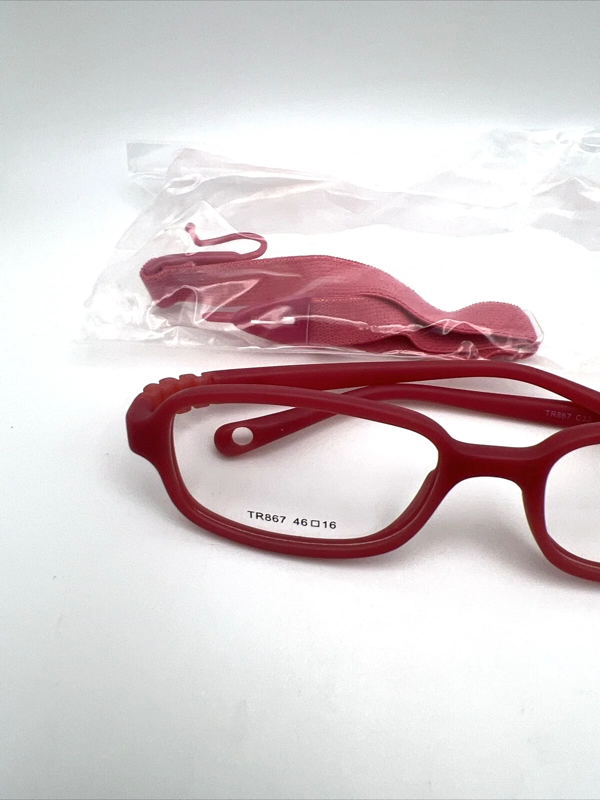 Kids Glasses Pink C33 Frame Strap for Baby/Toddler Unbreakable 46-16-115 TR867 2