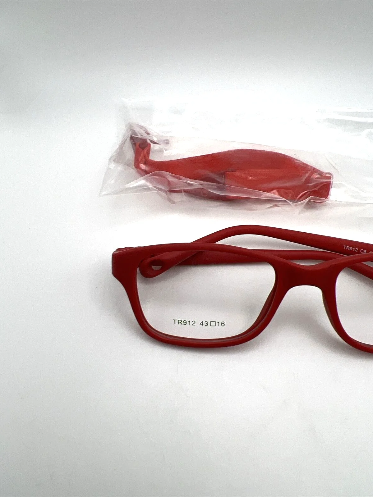 Kids Glasses Red C8 Frame Strap for Baby/Toddler Unbreakable 43-16-115 TR912 2