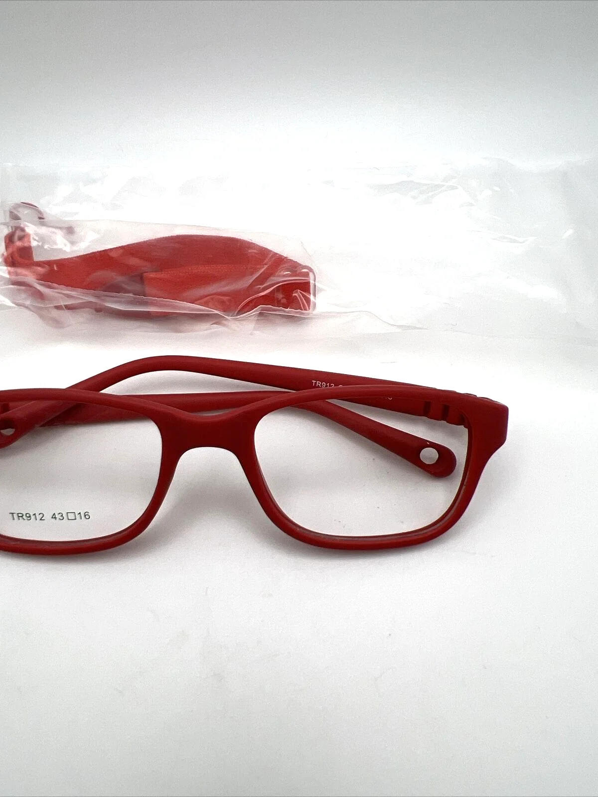Kids Glasses Red C8 Frame Strap for Baby/Toddler Unbreakable 43-16-115 TR912 3