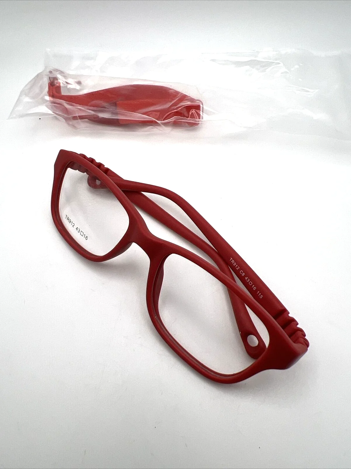 Kids Glasses Red C8 Frame Strap for Baby/Toddler Unbreakable 43-16-115 TR912 4