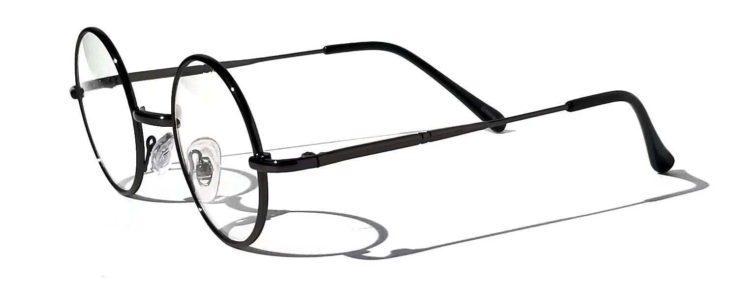 KIDS Scientist Wizard Nerd Fake Round Costume Clear Lens Eye Glasses Ages 3-12 2