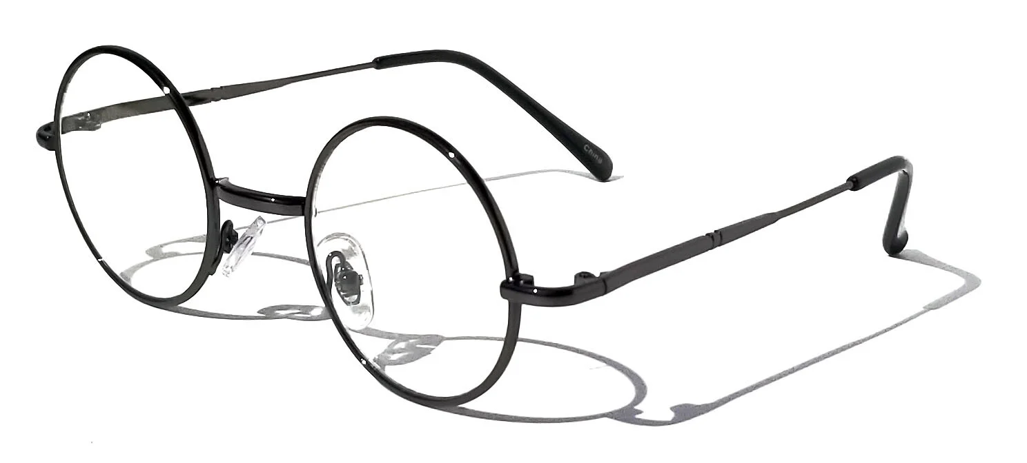 KIDS Scientist Wizard Nerd Fake Round Costume Clear Lens Eye Glasses Ages 3-12 4