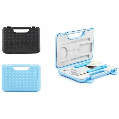 Kikkerland Eyeglass Repair Kit w/Case-Screwdrivers-Screws-Nose Pads-Magnifier
