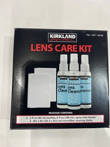 Kirkland Eyeglass Care Lens Kit Spray Cleaner With Microfiber Cloth