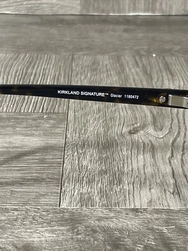 Kirkland Signature Eyeglass Frames Only Glacier Crystal Havana 52-18-140 3