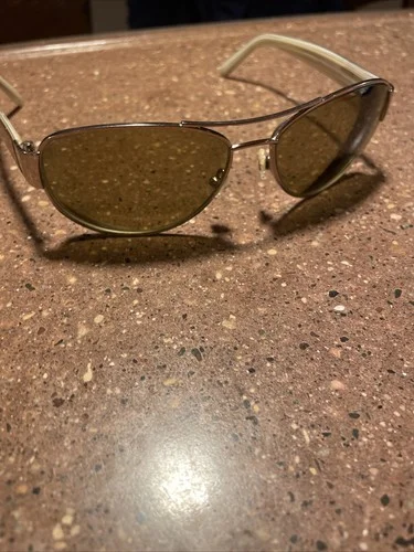 Kirkland Signature Eyeglasses Frames 60/15 Lt Brown 1008 Ks Spartanburg Aviator