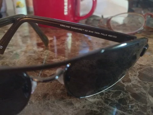Kirkland Signature Gunmetal KS145 Twin Falls Aviator Eyeglass Frames 59/15 140 3