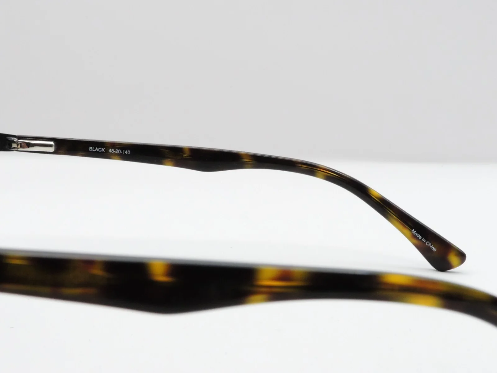 KIRKLAND SIGNATURE KS #1192 ROUND METAL ACETATE EYEGLASS FRAMES BLACK 48-20-140 4