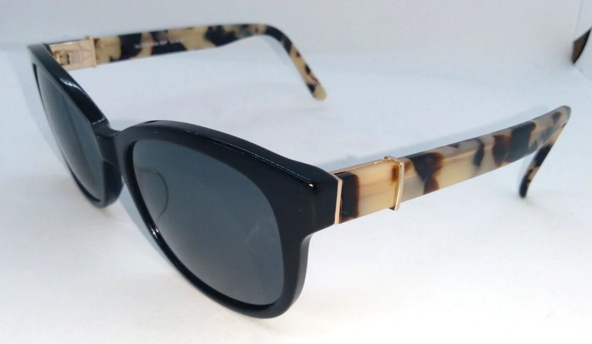 Kirkland Signature KS659 Eyeglass Frames 54-19-140 Black on Blonde Tortoise