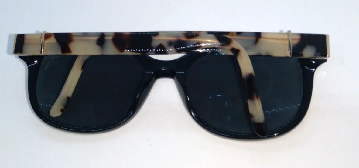Kirkland Signature KS659 Eyeglass Frames 54-19-140 Black on Blonde Tortoise 4