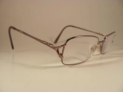 Kirkland Signature Nampa Brown Rectangular Metal Full-Rim RX Eyeglass Frames