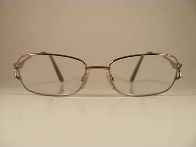 Kirkland Signature Nampa Brown Rectangular Metal Full-Rim RX Eyeglass Frames 3