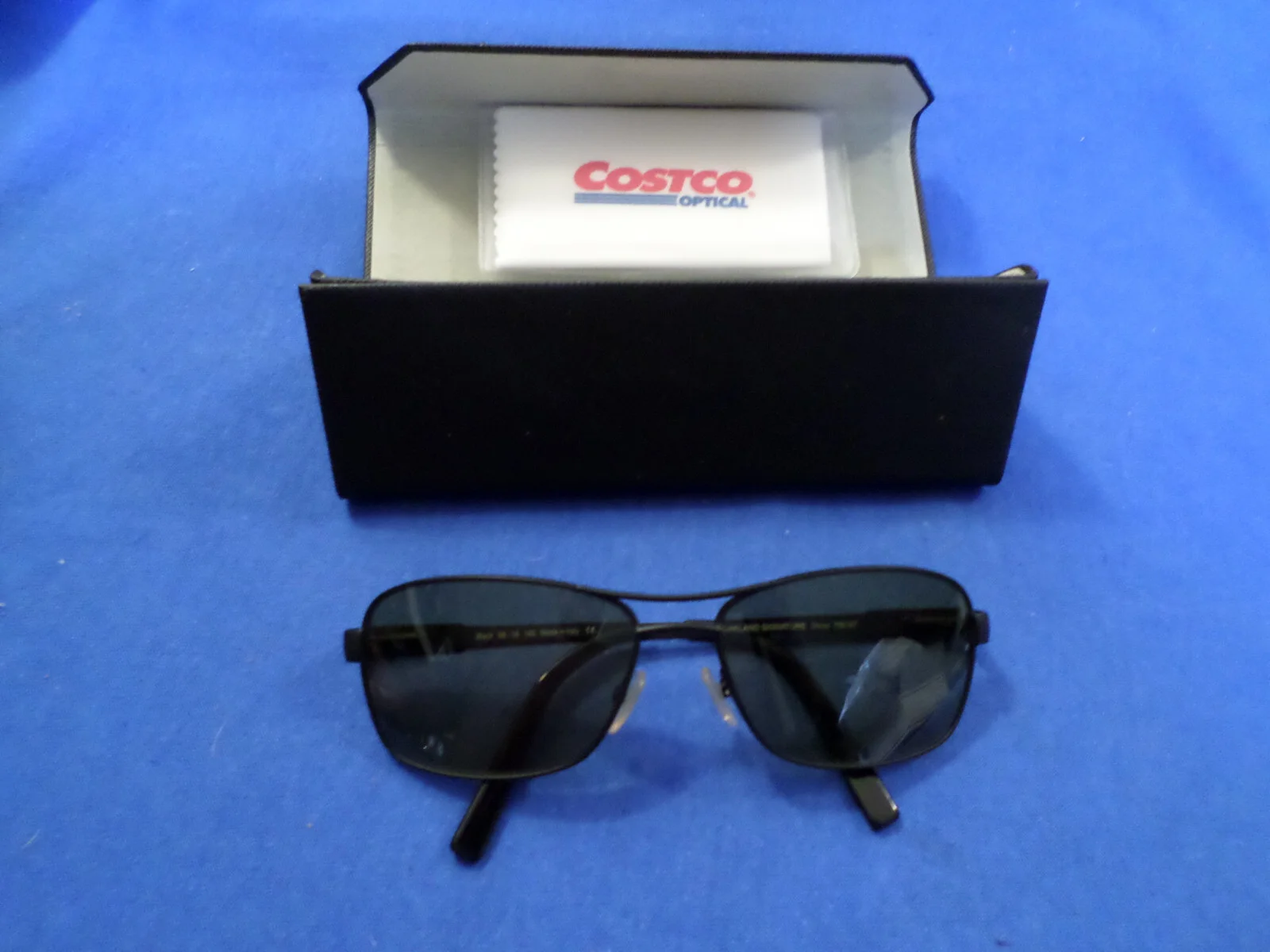 Kirkland Signature SHIRAZ Eyeglass Frames Only Black 596187 58/16-140 2