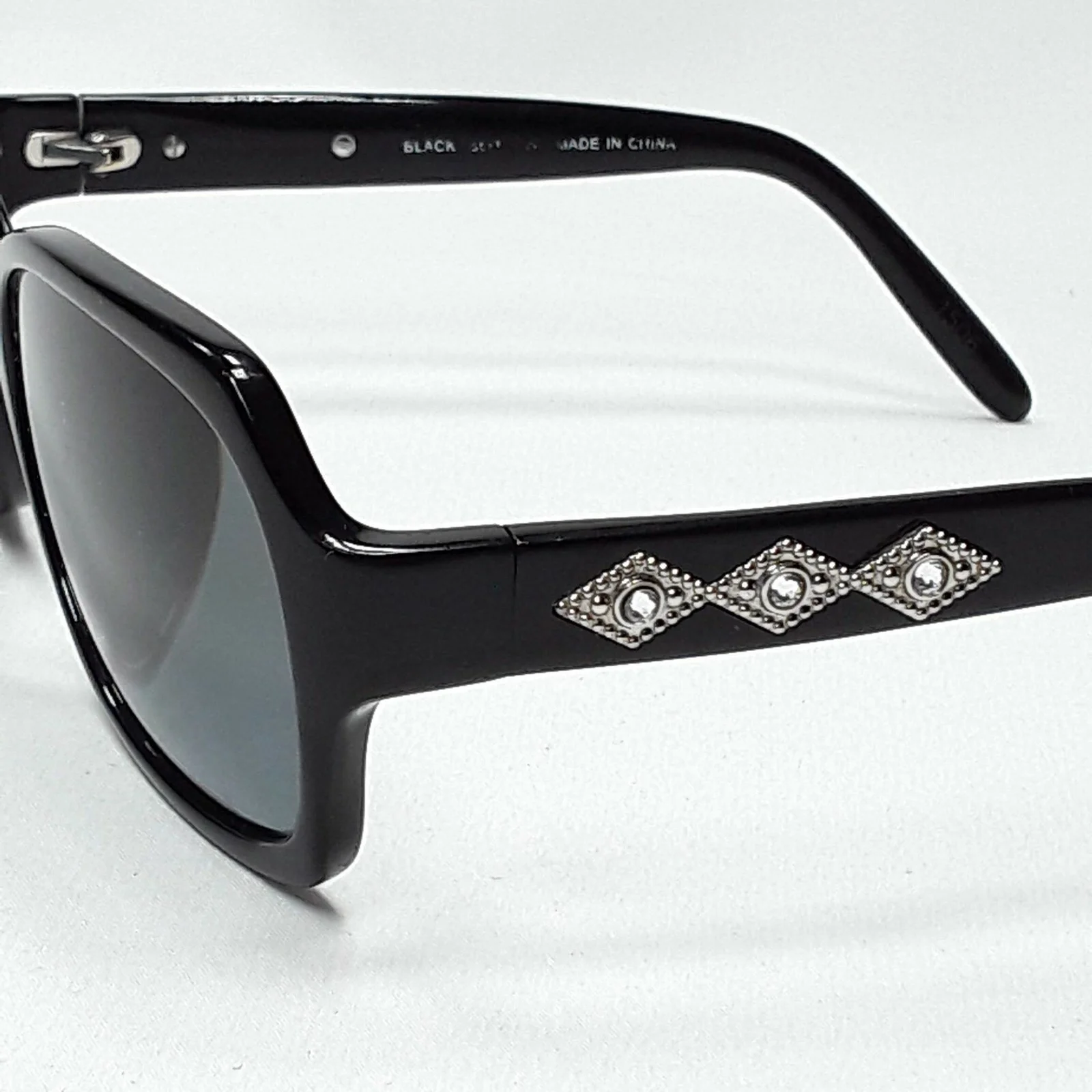 Kirkland Signature Womens Black Crystal Accent Eyeglass FRAMES - Cortese 459432 4