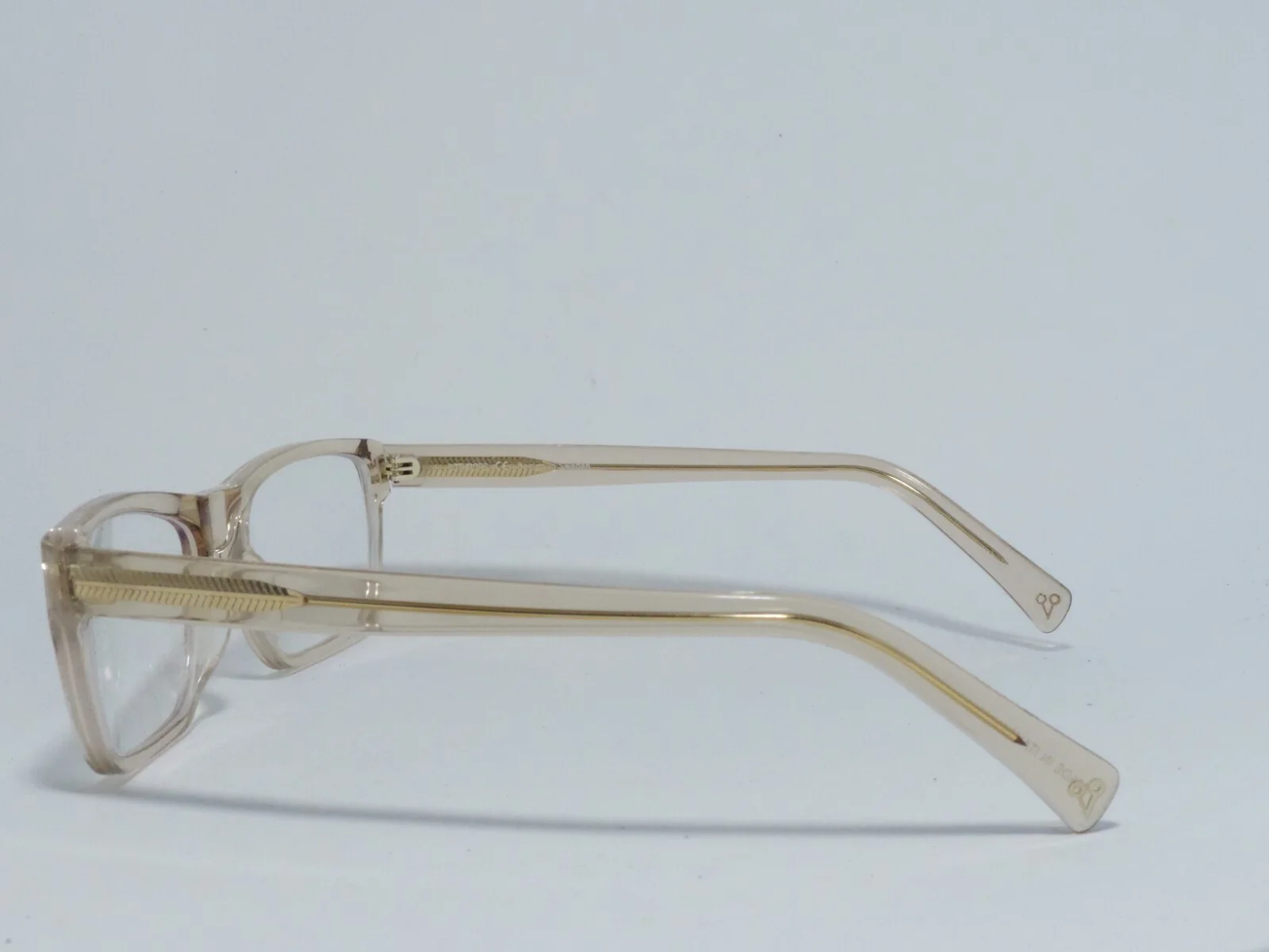 KITS BOTHROPS CHUNKY ACETATE EYEGLASS FRAMES YELLOW TRANSPARENT 56-19-145 NEW * 3
