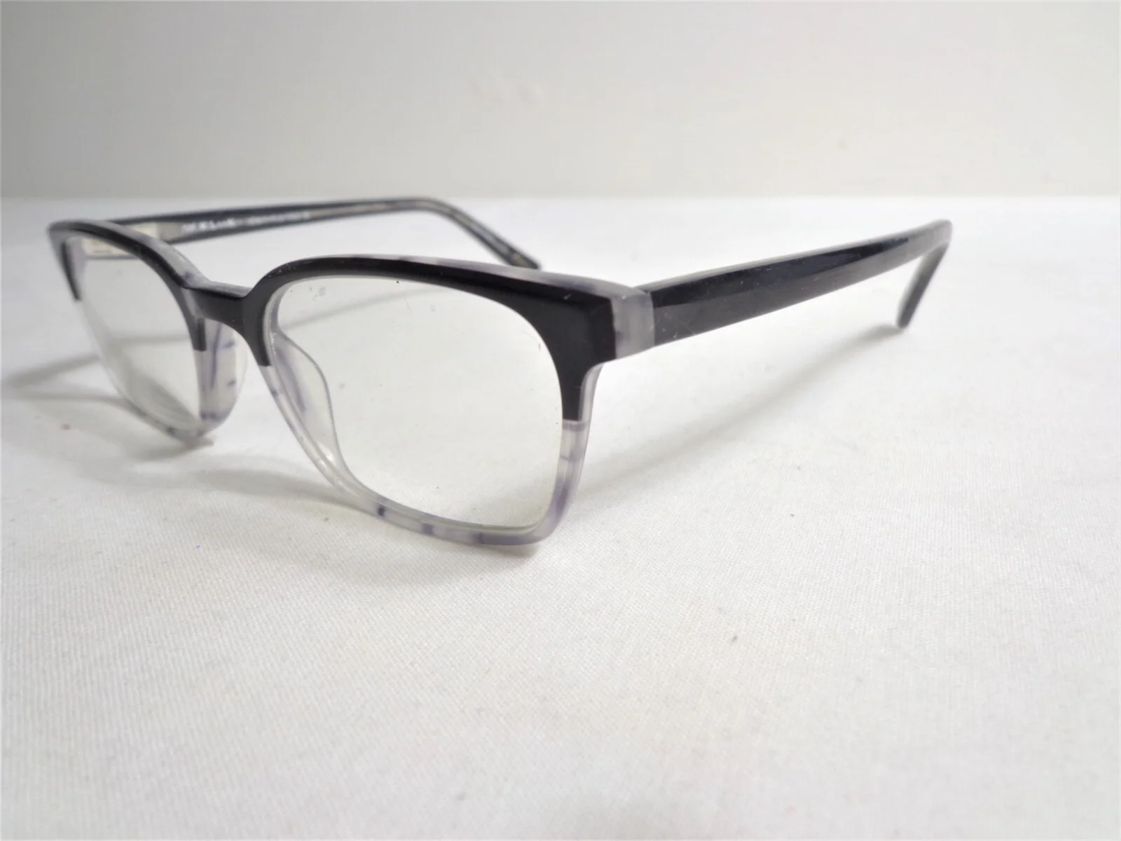 KLIIK DENMARK 633 591 47-17-135 EYEGLASSES BLACK GRAY FULL RIM FRAME