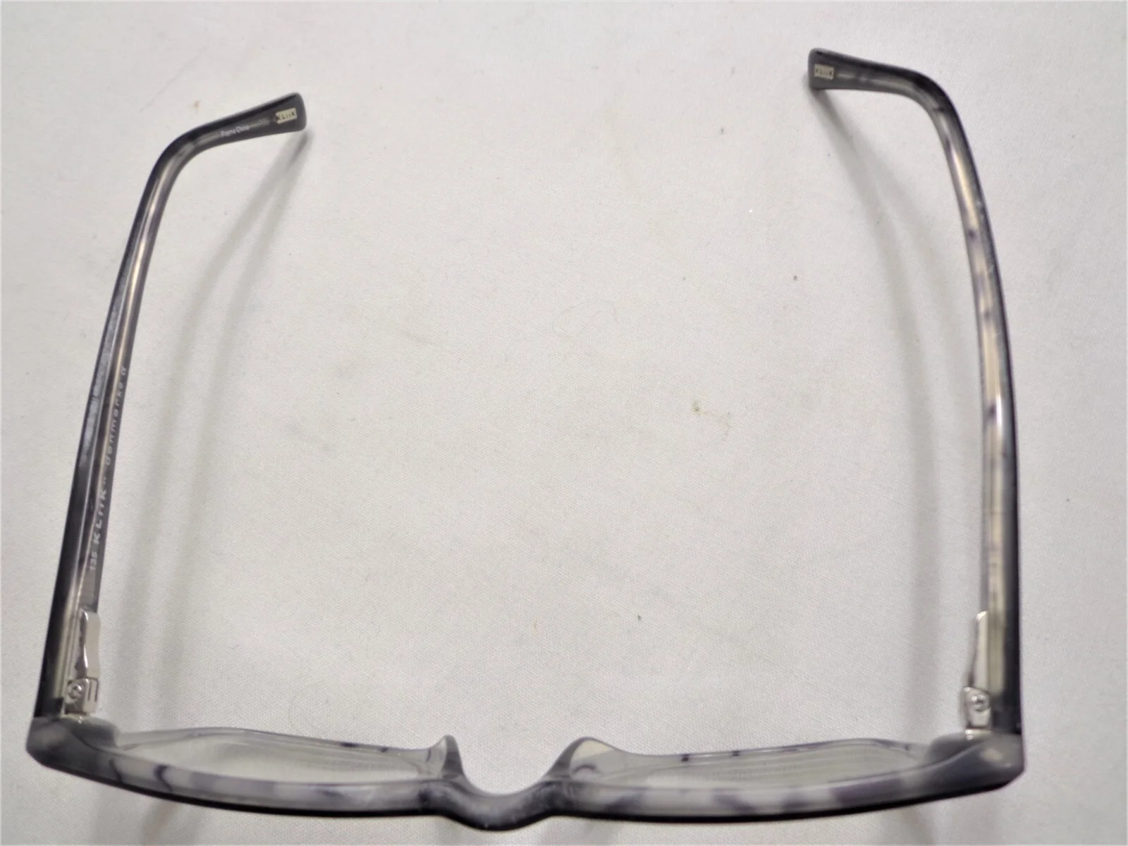 KLIIK DENMARK 633 591 47-17-135 EYEGLASSES BLACK GRAY FULL RIM FRAME 4
