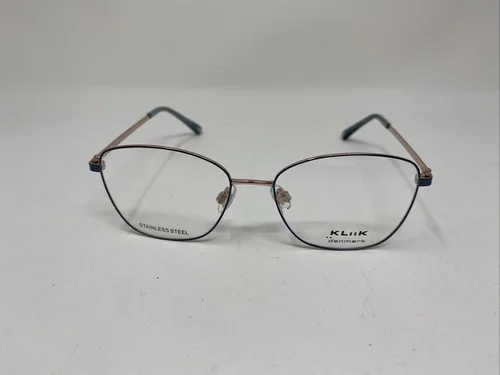 KLiiK DENMARK EYEGLASS FRAME 721 M216 49/15/135 TEAL ROSE GOLD &G54