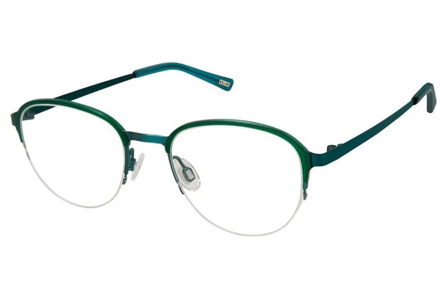 Kliik Denmark Eyeglass Frames K-642 Emerald Green 47-19-135
