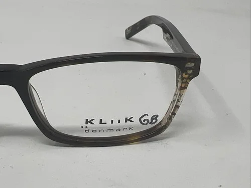 KLIIK denmark K-540 733 49/16 140 Brown Eyeglass Frames CC8 2