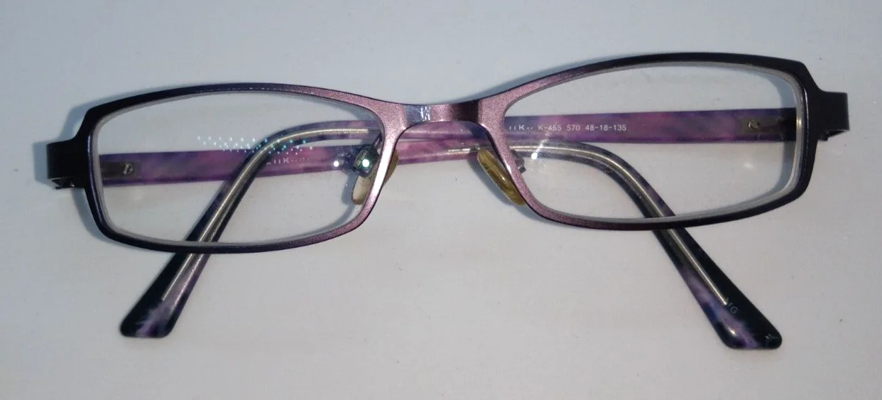KLiiK Eyeglass Sunglass Frames Purple 48-18-135 Full Rim