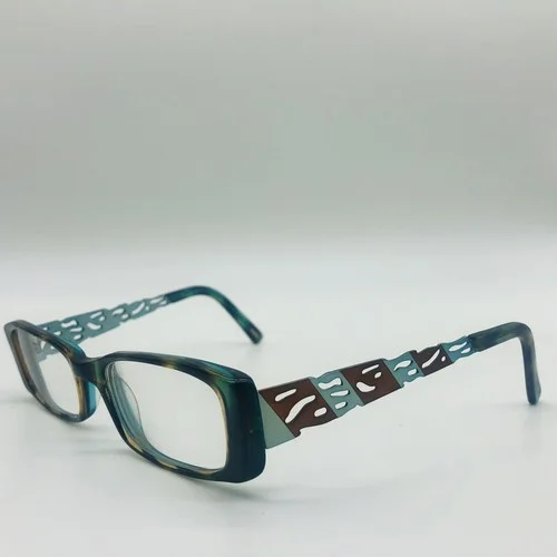 KLIIK Eyeglasses Frames 438 345 Blue Brown 49 17 135 Denmark FRAMES ONLY