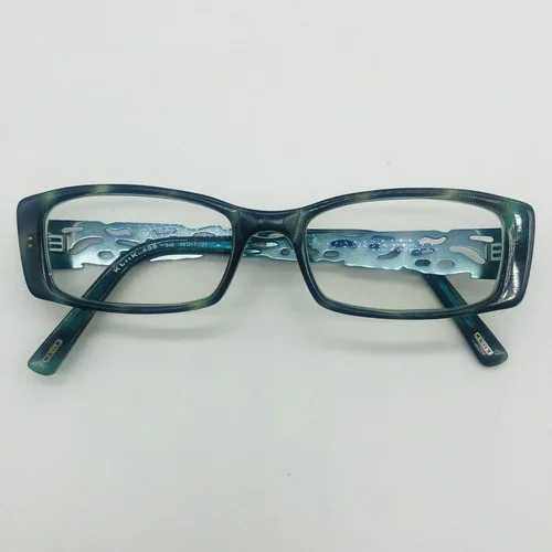 KLIIK Eyeglasses Frames 438 345 Blue Brown 49 17 135 Denmark FRAMES ONLY 2