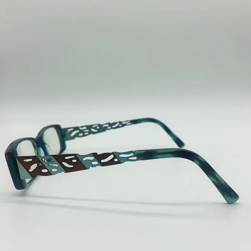 KLIIK Eyeglasses Frames 438 345 Blue Brown 49 17 135 Denmark FRAMES ONLY 4