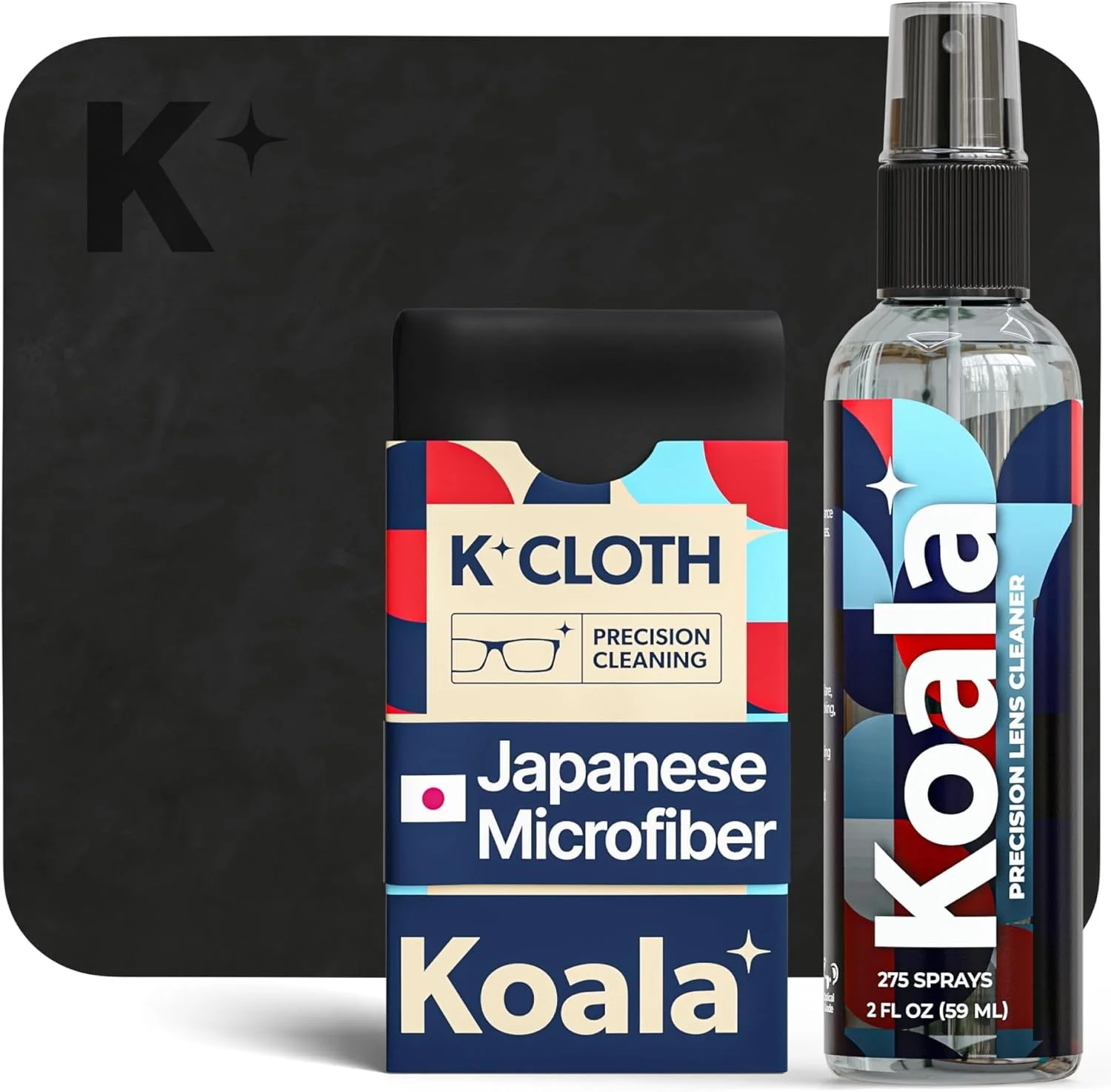 Koala Eyeglass Lens Cleaner Spray Kit | (2X) 8 Oz + (1X) 2 Oz Glasses Cleaner Bo 3