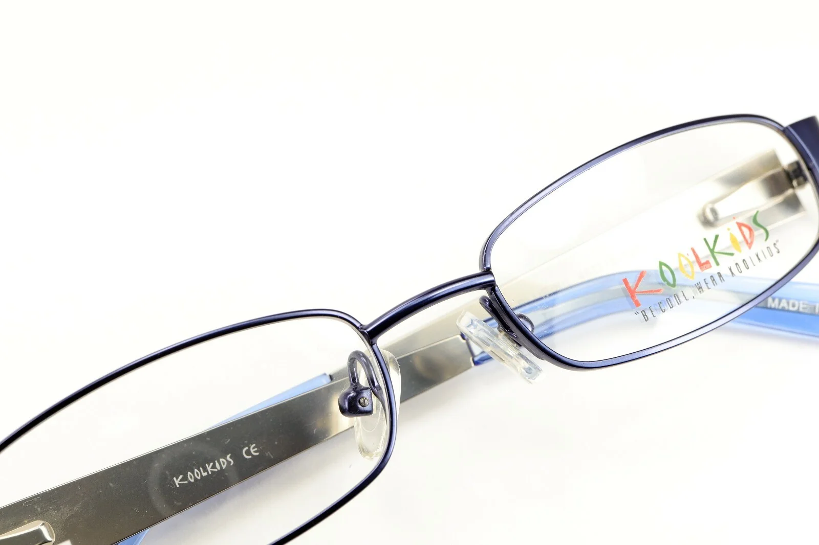 KOOLKIDS 2513 Blue / Silver Soccer 46-15-125 Youth Frames Flex Hinges C12