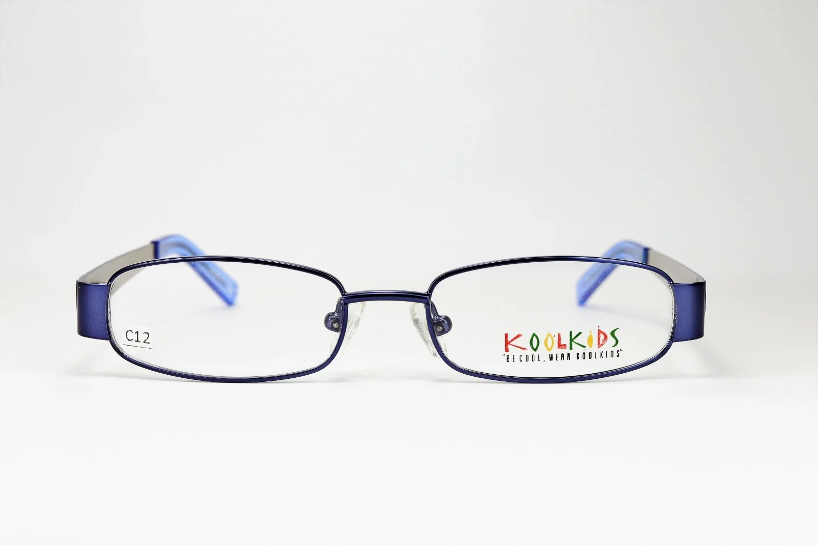 KOOLKIDS 2513 Blue / Silver Soccer 46-15-125 Youth Frames Flex Hinges C12 3