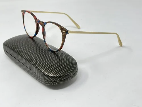 Krewe Royal Eyeglasses Matte Carnevale 24kt Gold Titanium Acetate Frames 3