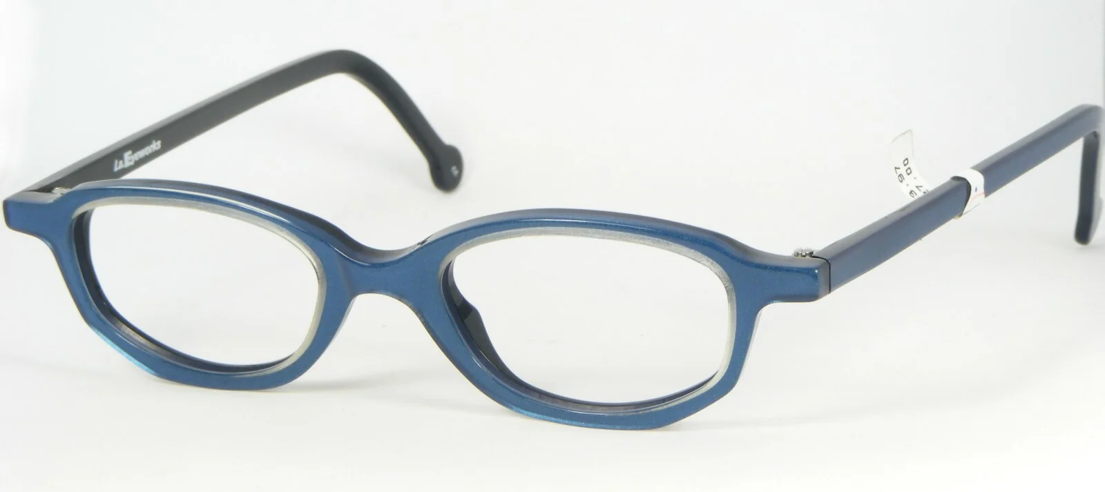 L.a. Eyeworks GOLLY 272 CLEAR /BLUE /BLACK EYEGLASSES LAE Los Angeles 45 (NOTES)