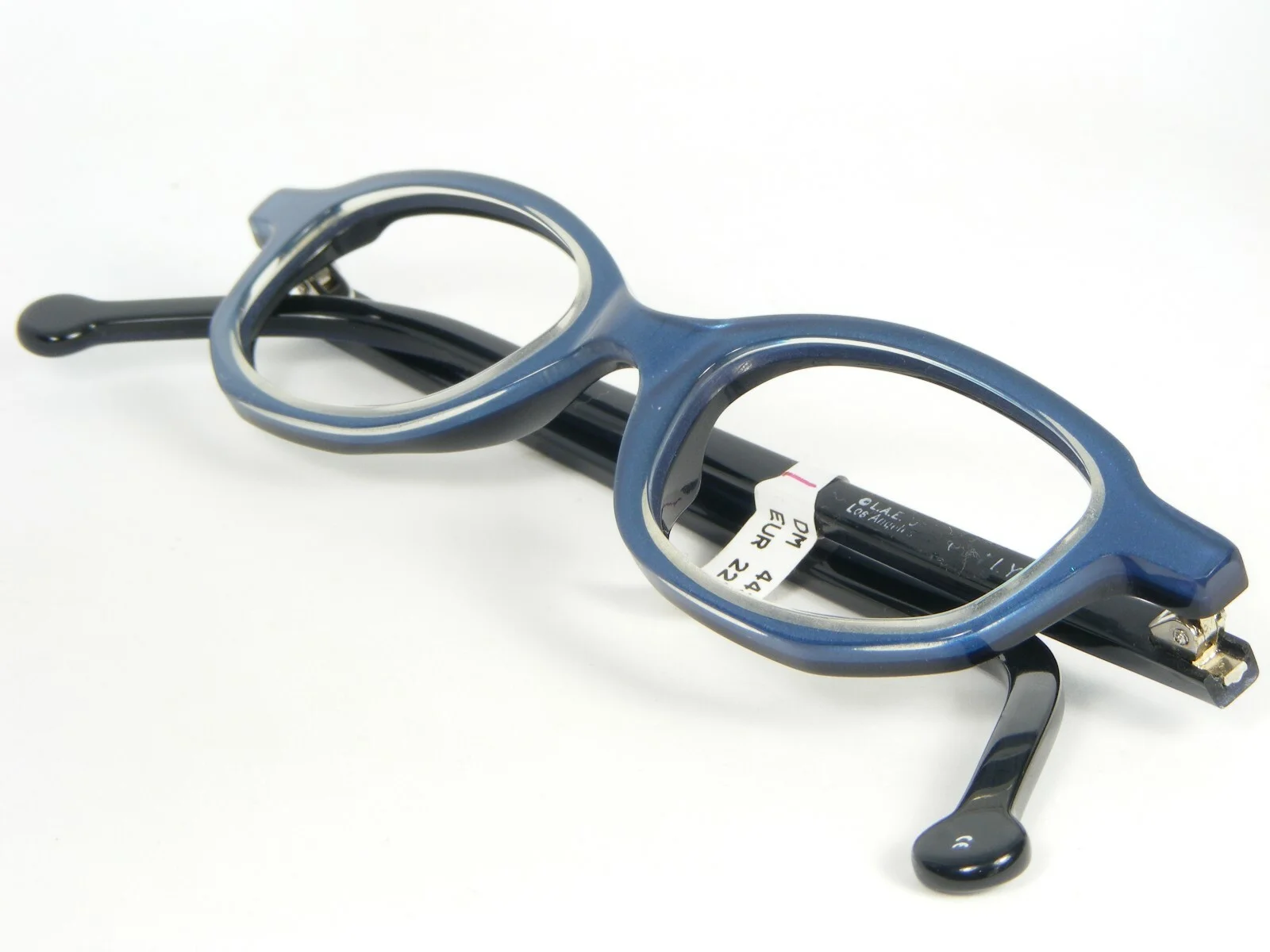 L.a. Eyeworks GOLLY 272 CLEAR /BLUE /BLACK EYEGLASSES LAE Los Angeles 45 (NOTES) 4
