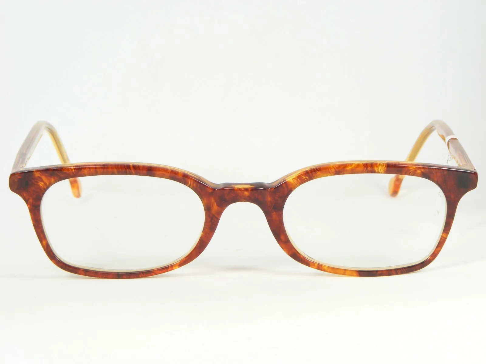 L.a. Eyeworks HAYDEN 375 MOTTLED BROWN /AMBER EYEGLASSES LAE Los Angeles 46mm 2