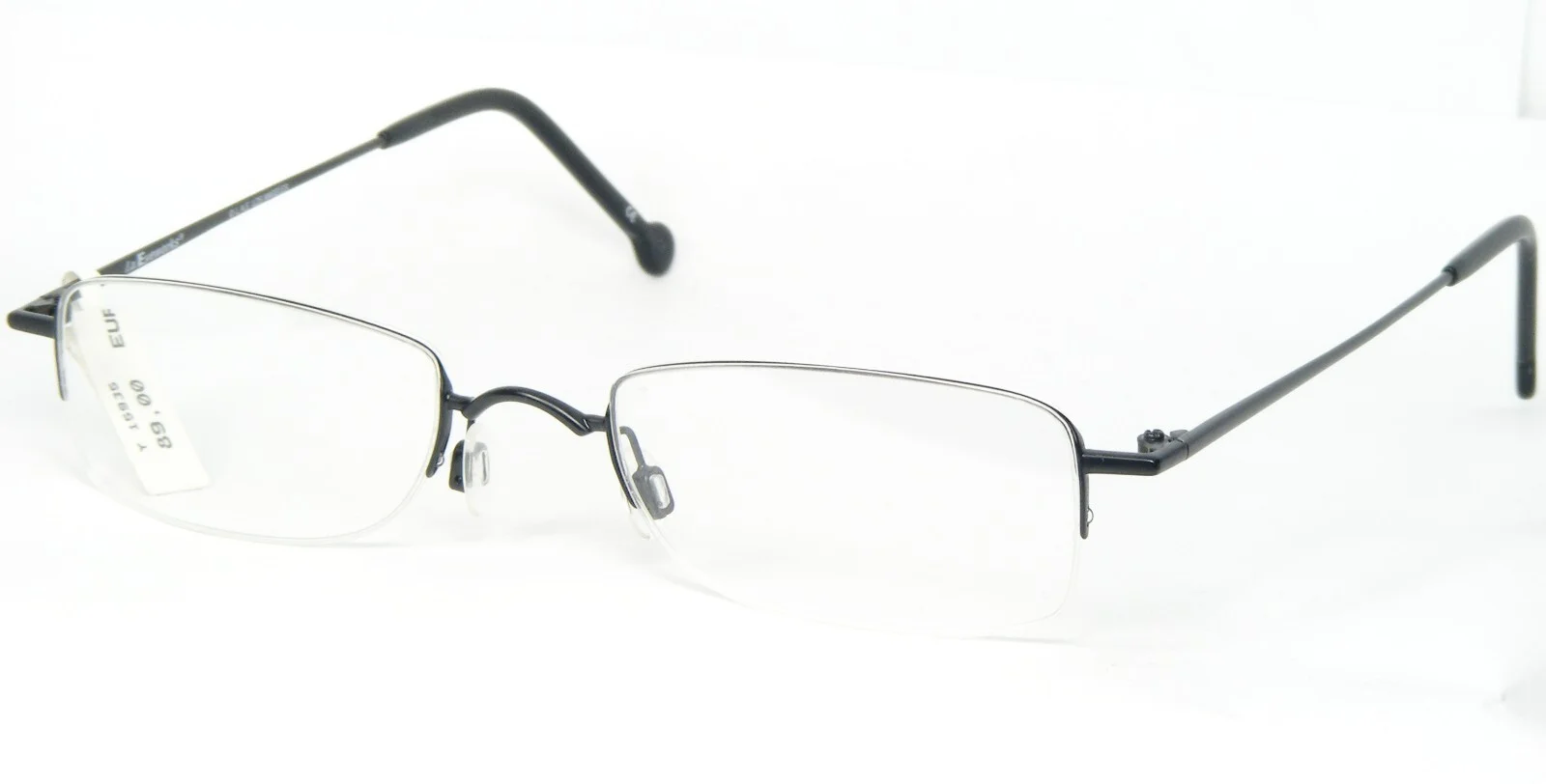 L.a. Eyeworks ONE PAIR YERBO 591 BLACK EYEGLASSES LAE Los Angeles 49-20-135mm
