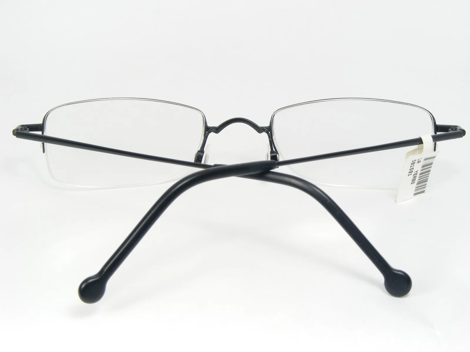 L.a. Eyeworks ONE PAIR YERBO 591 BLACK EYEGLASSES LAE Los Angeles 49-20-135mm 3
