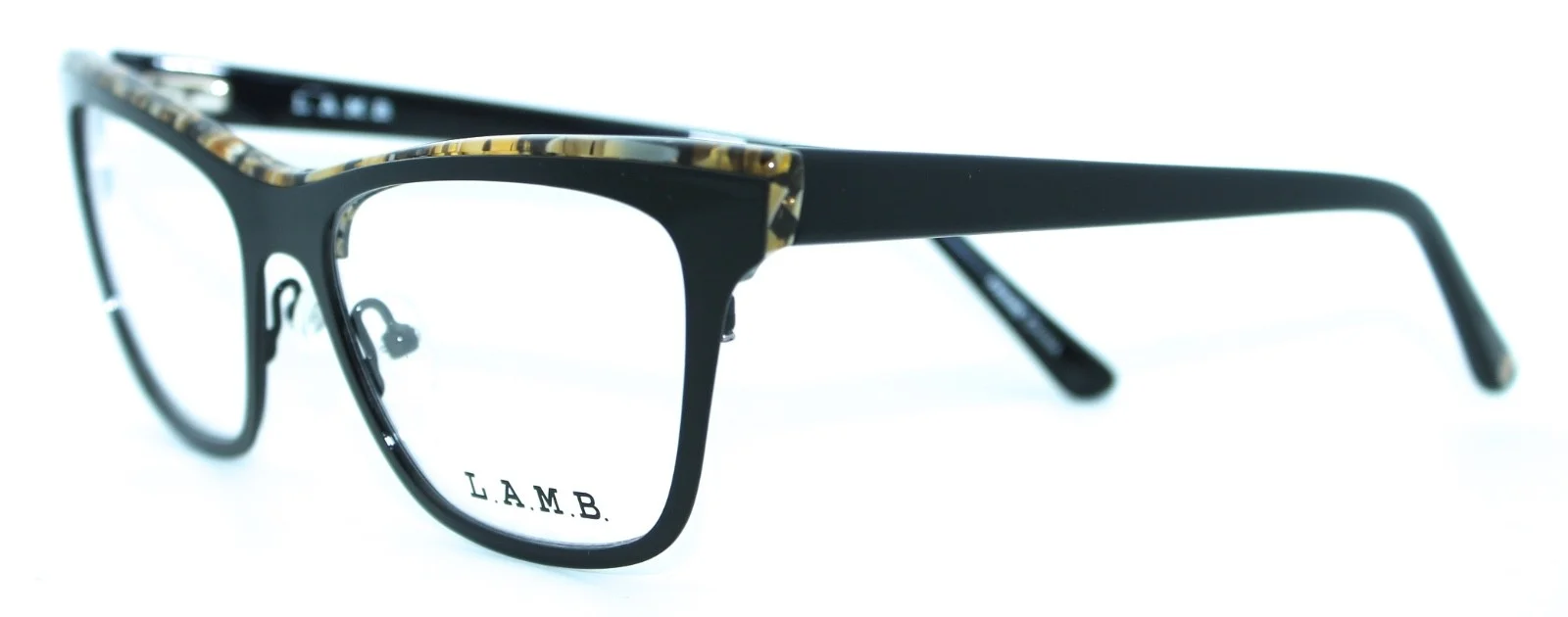 L.A.M.B. - GWEN STEFANI - LA022 BLK 51/16 - BLACK NEW Authentic WOMEN EYEGLASSES