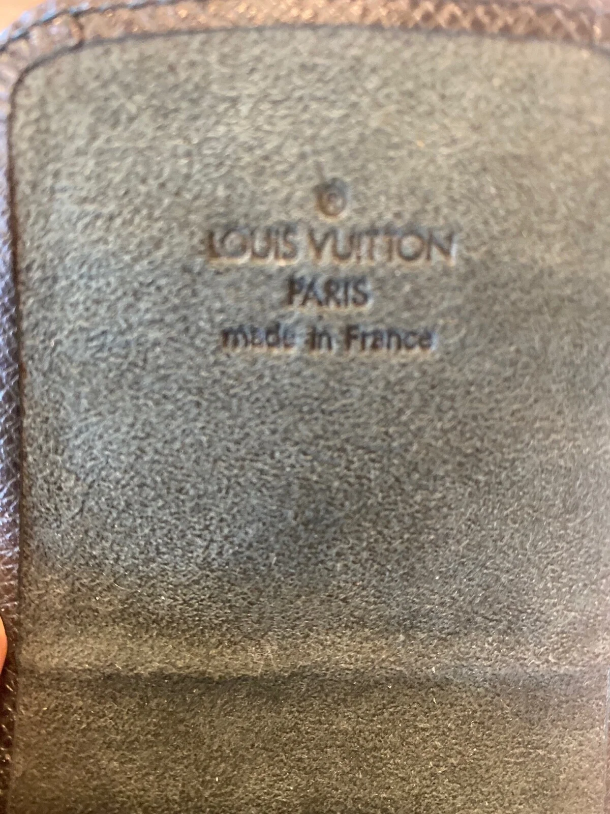 L VUITTON TAIGA EYEGLASS CASE original vintage Louis Vuitton Taiga case 3